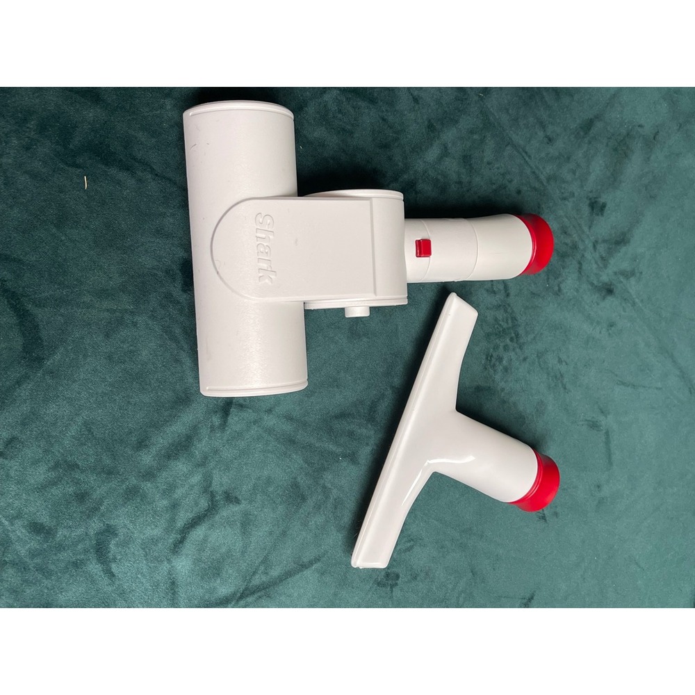 Shark Vacuum Attachments Motorized Pet Power Brush and Upholstery Tool White Red